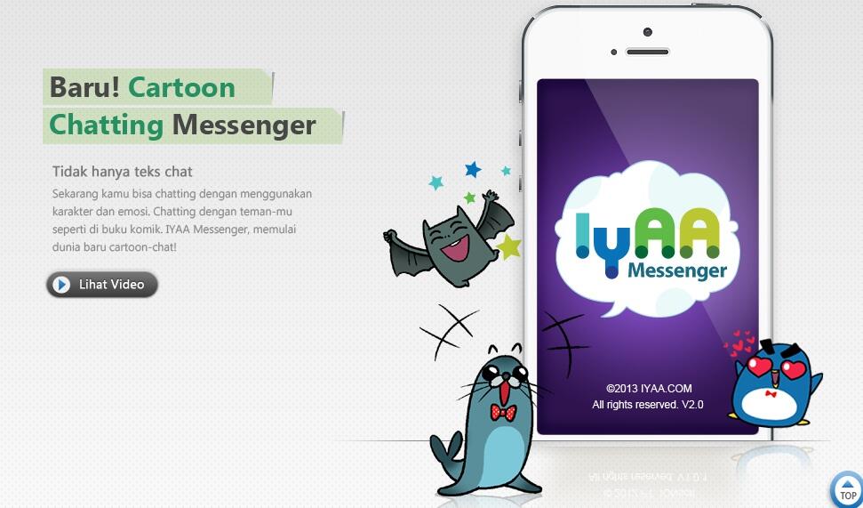 IYAA Messenger, Chat Asyik Gaya Komik di HP Karya Orang Indonesia