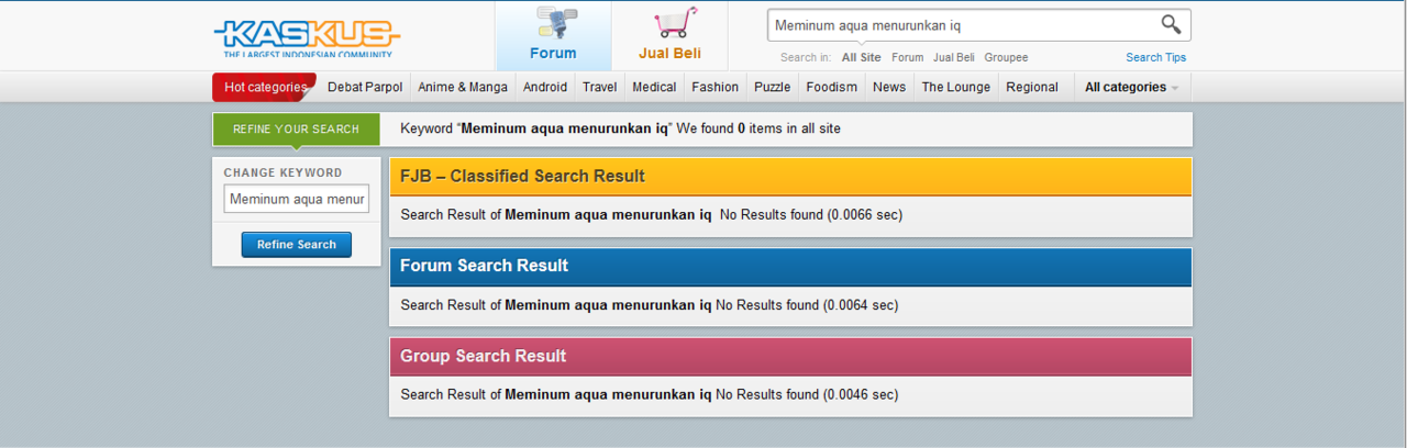 Meminum Aqua Menurunkan IQ &lt;/Bahaya gan!!&gt;