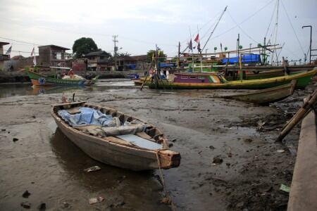 &#91;BAKAL TSUNAMI?&#93; Fenomena Aneh, Laut Pantai Utara Banten Surut 1 Km