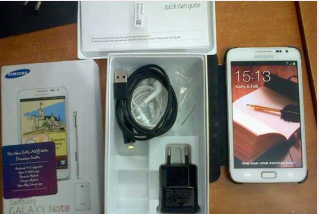 Galaxy Note White Istimewa