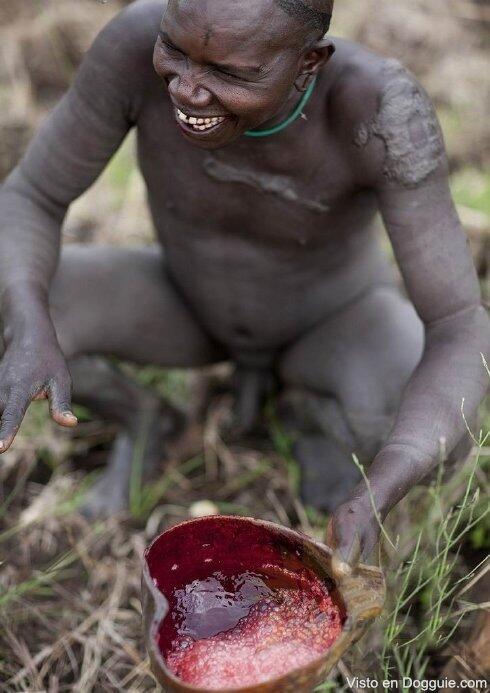 Tradisi minum darah di pedalaman Afrika