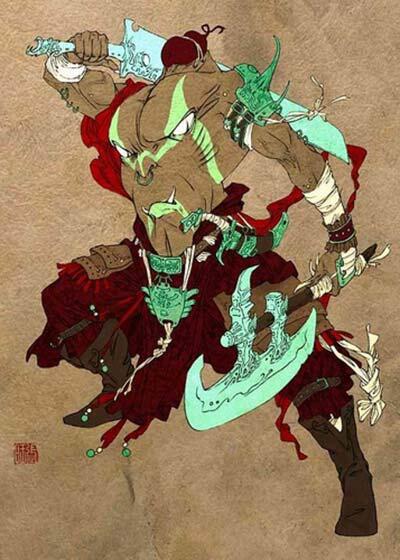 " Makhlik Penghuni Akherat ", dalam mitologi China .