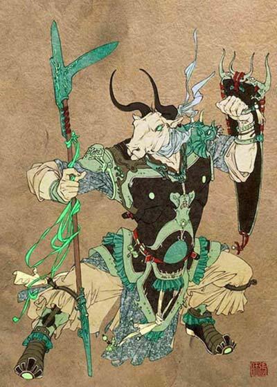 " Makhlik Penghuni Akherat ", dalam mitologi China .