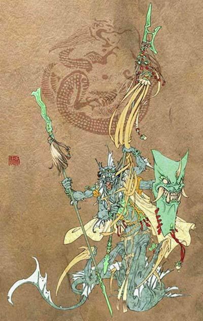 " Makhlik Penghuni Akherat ", dalam mitologi China .