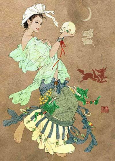 " Makhlik Penghuni Akherat ", dalam mitologi China .