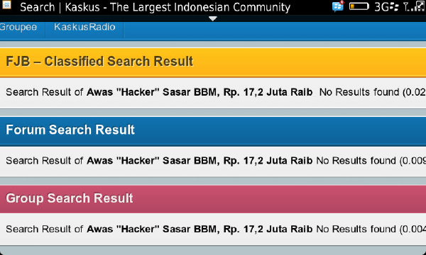 Awas &quot;Hacker&quot; Sasar BBM, Rp. 17,2 Juta Raib 