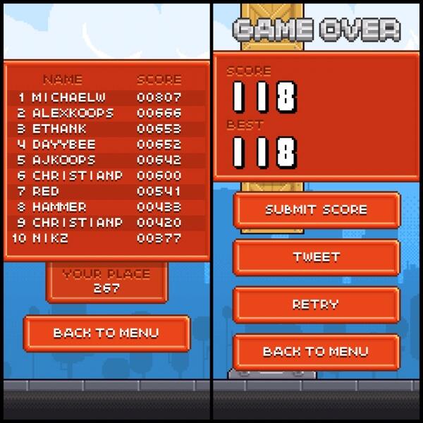 IronPants yang katanya lebih sulit dan lebih ngeselin daripada flappy bird !