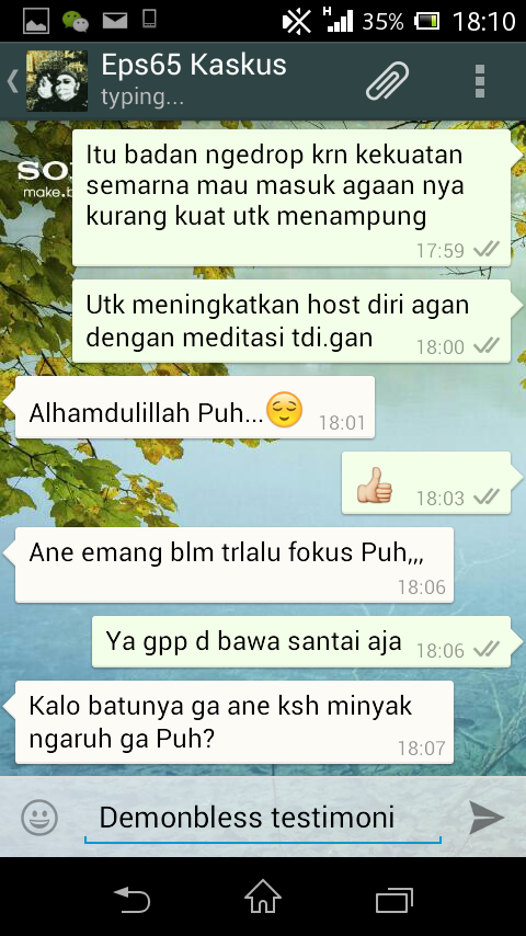 Testimonial Lelang Demonbless.... 