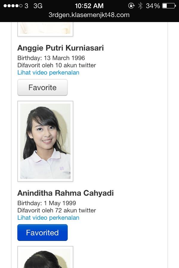 &#91;vote&#93;calon JKT48 GEN3 no.007