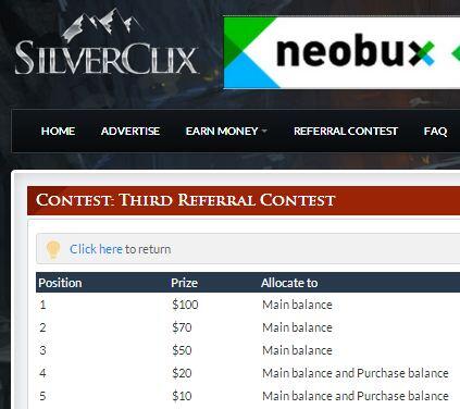 promo kontes silverclix hadia $100 gabung sekarang gan