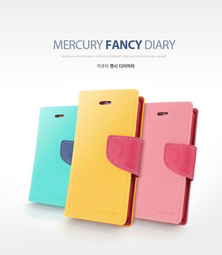 Mercury Fancy Diary case untuk : Vega R3 Galaxy S3 Galaxy S4 Galaxy grand I