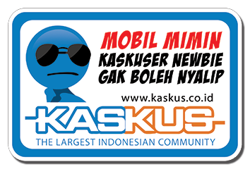 Ane persembahkan STIKER KASKUS untuk di mobil Agan dan Sista!