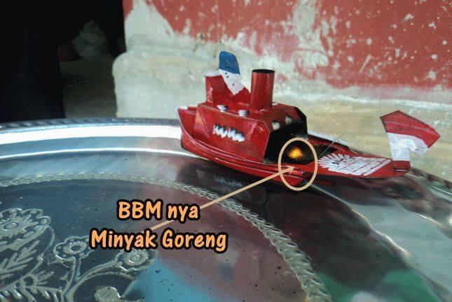 kapal indonesia berbahan bakar minyak goreng