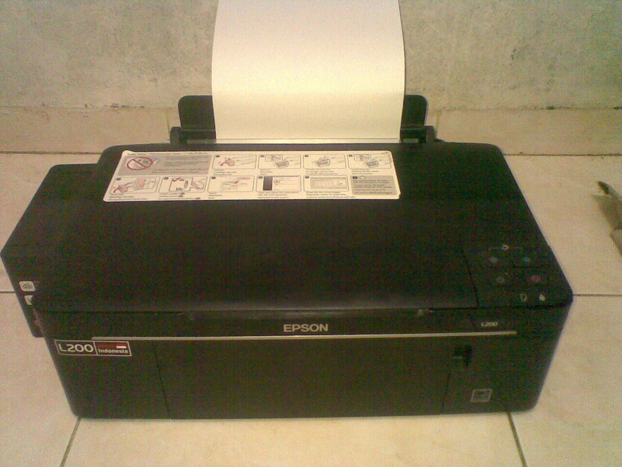 Terjual Printer Epson L200 Printscancopyall In One Printer Dgn Infus Resmi Dari Epson Kaskus 9711