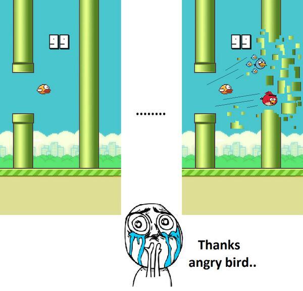 Akibat flappy bird :(