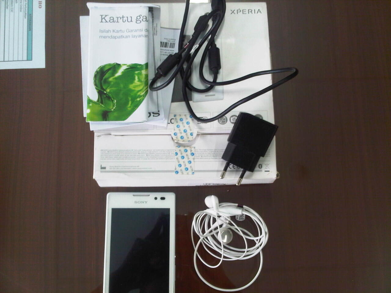 Jual Sony Xperia C C2305 Fullset Mulus Malang