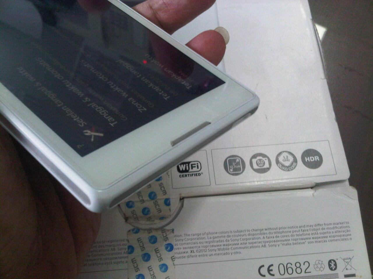 Jual Sony Xperia C C2305 Fullset Mulus Malang