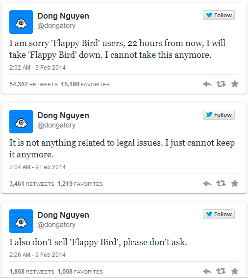 Game Flappy Bird Akan Ditarik dari App Store???