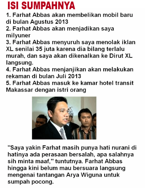 Demi Tuhan! Hari Ini Arya Wiguna Tantang Farhat Sumpah Pocong di Pondok Petir