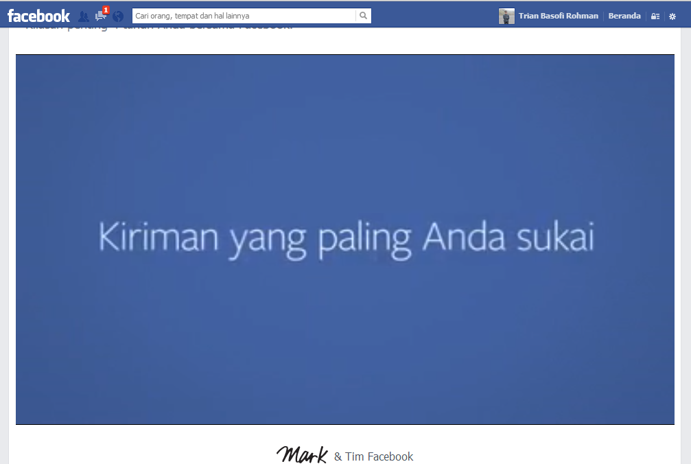 Hadiah Ultah Ke-10, Facebook Bikin Vidio Kilas Balik Pengguna Akun +&#91;TUTORIAL&#93;