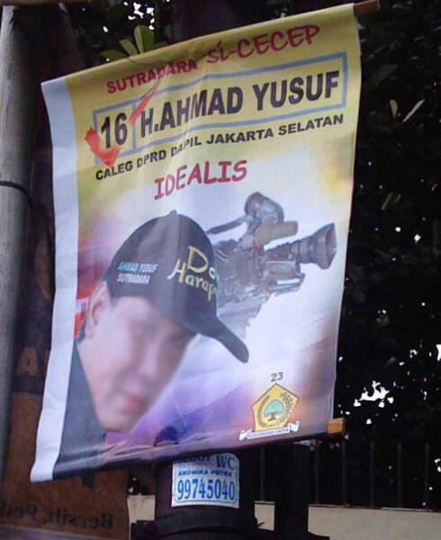 GAMBAR POSTER CALEG YANG SANGAT INSPIRATIF DAN SUPER INOVATIF