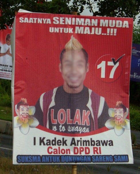 GAMBAR POSTER CALEG YANG SANGAT INSPIRATIF DAN SUPER INOVATIF