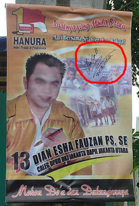 GAMBAR POSTER CALEG YANG SANGAT INSPIRATIF DAN SUPER INOVATIF