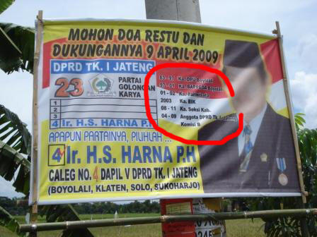 GAMBAR POSTER CALEG YANG SANGAT INSPIRATIF DAN SUPER INOVATIF