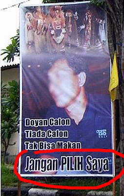 GAMBAR POSTER CALEG YANG SANGAT INSPIRATIF DAN SUPER INOVATIF