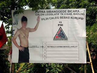 GAMBAR POSTER CALEG YANG SANGAT INSPIRATIF DAN SUPER INOVATIF