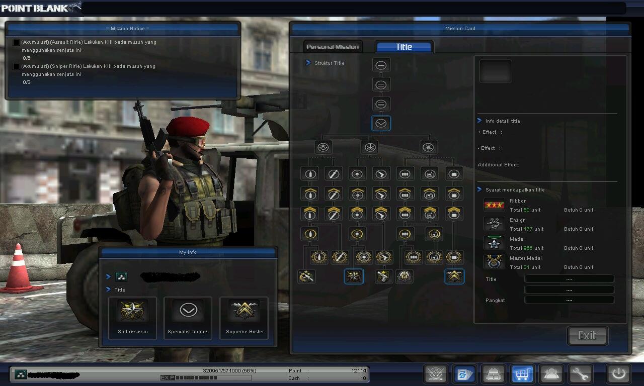Dijual / Jual Char Point Blank Colonel / Kolonel kutip 1 (Major 3 kutip 1)*Djoko*