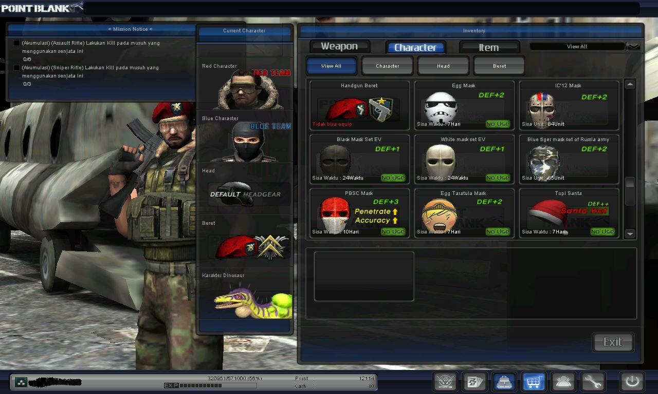 Dijual / Jual Char Point Blank Colonel / Kolonel kutip 1 (Major 3 kutip 1)*Djoko*