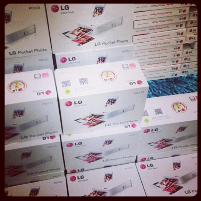 LG Pocket Photo Printer - PD233 for every smartphone