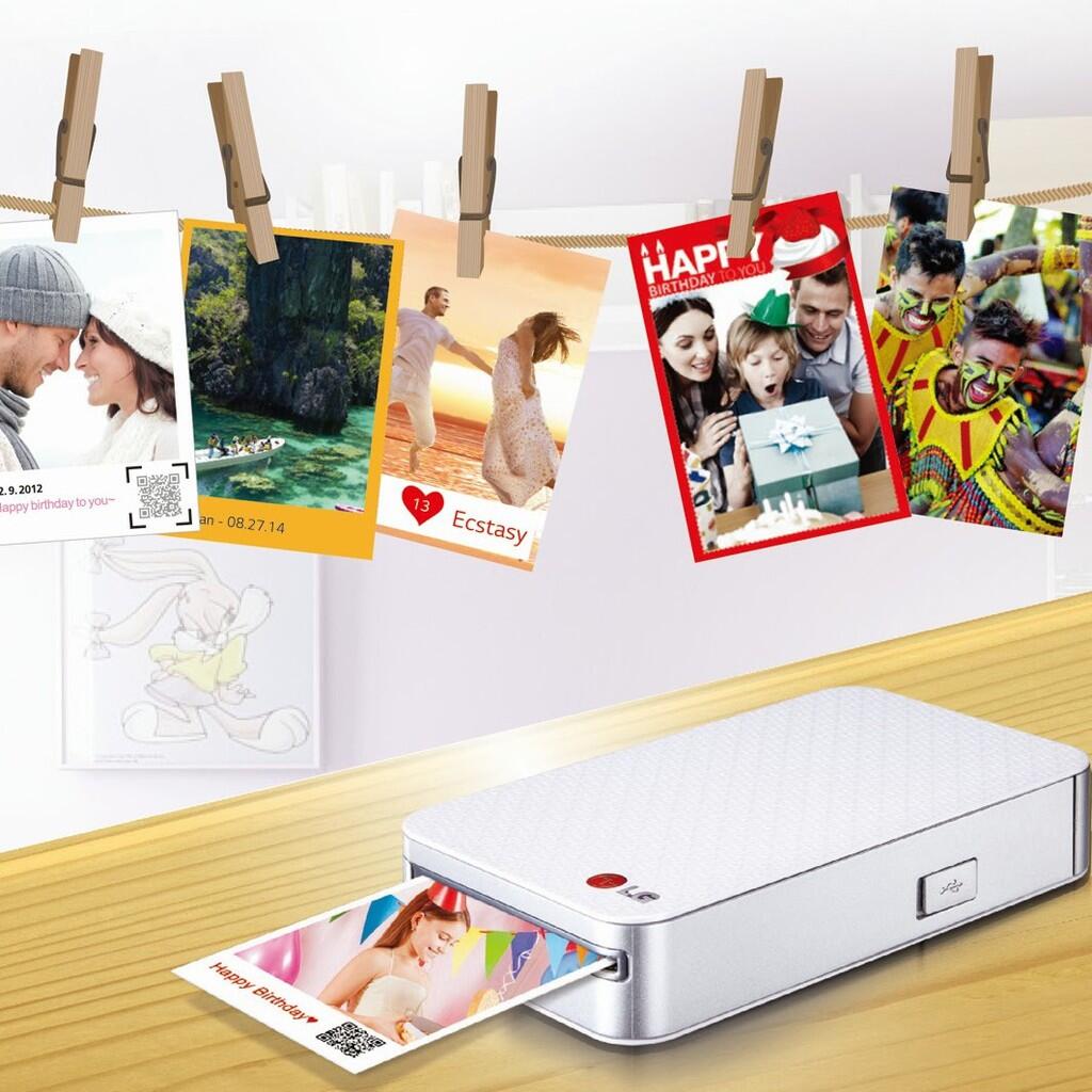 LG Pocket Photo Printer - PD233 for every smartphone