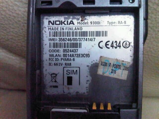 Nokia Communicator 9300i wifi______kondisi prima dan siap tempur