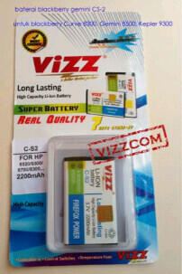 Vizz CS2 2200mAh BB Gemini, Kepler dkk (Authorized Dealer Surabaya)