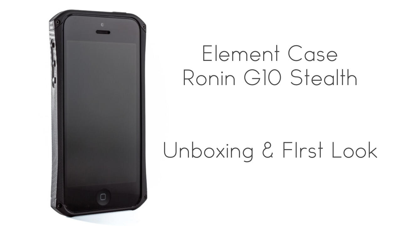 Element Case Ronin G10 Stealth IPhone 5/5S