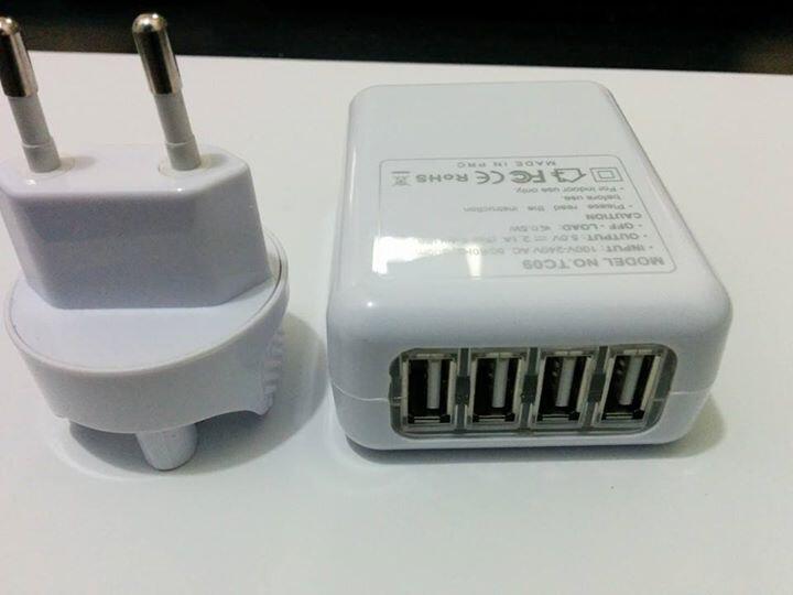 Accent Comp | Grosir USB Charger 2A & USB Charger 4 Port Murah Bandung