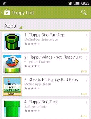 akhirnya flappy bird terbunuh