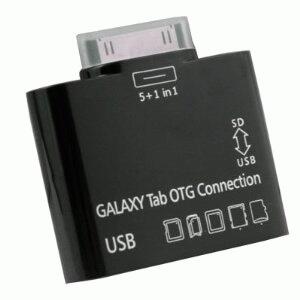 Connector Samsung Galaxy Tab USB On The Go (OTG) dan Card Reader Kit All in One