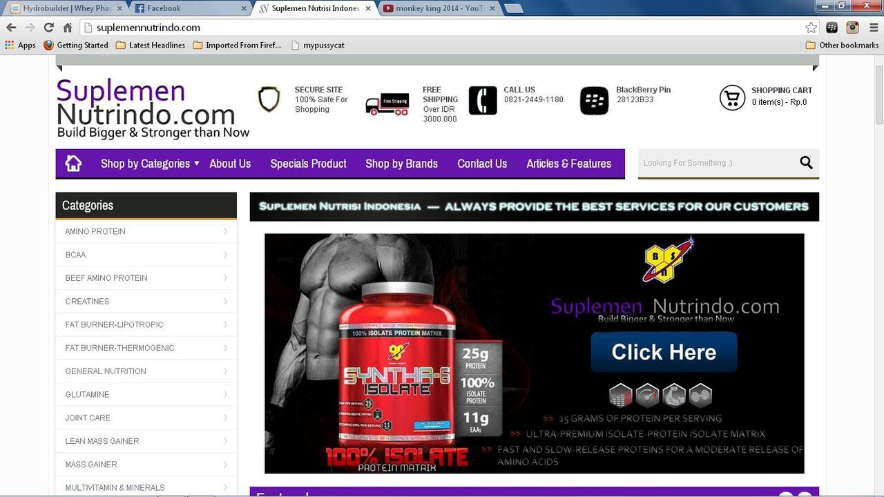 Whey Gold Standard|X-tend|Hydrobuilder|ZMA|Muscle Juice|Muscle Juice Revolution|etc..