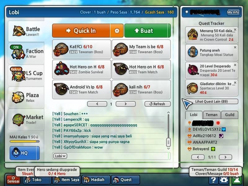 PECINTA LOST SAGA MASUK