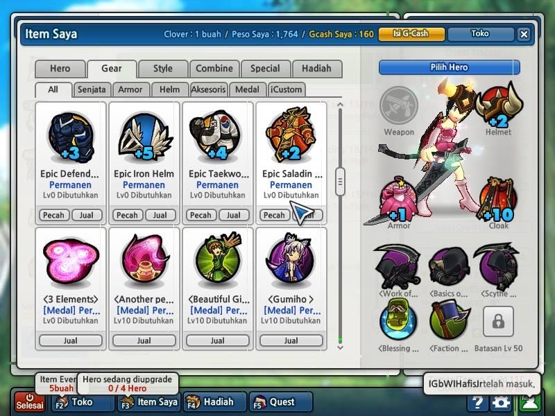 PECINTA LOST SAGA MASUK