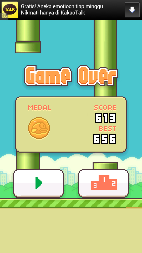 Yuk Share Pengalaman &amp; Score agan mengenai Flappy Bird