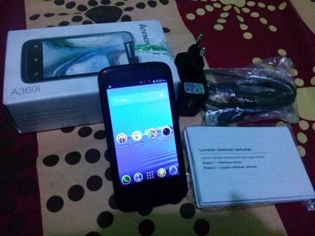LENOVO A369i lengkap fullsett sperti baru