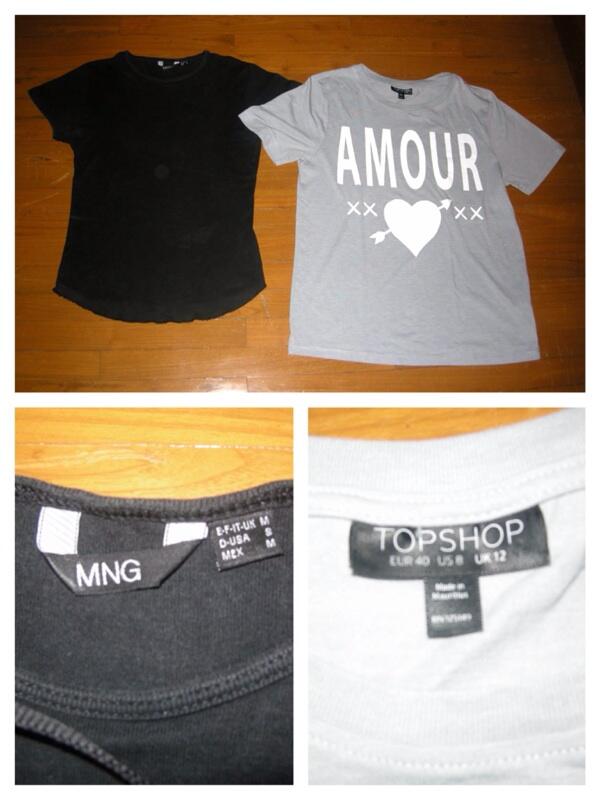 Preloved/ garage sale : baju kaos dress branded (next, zara, mango, trf, dll) murah.