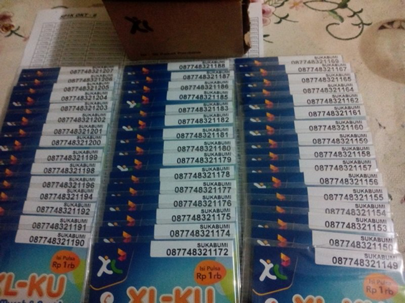 Jual kartu perdana XL couple