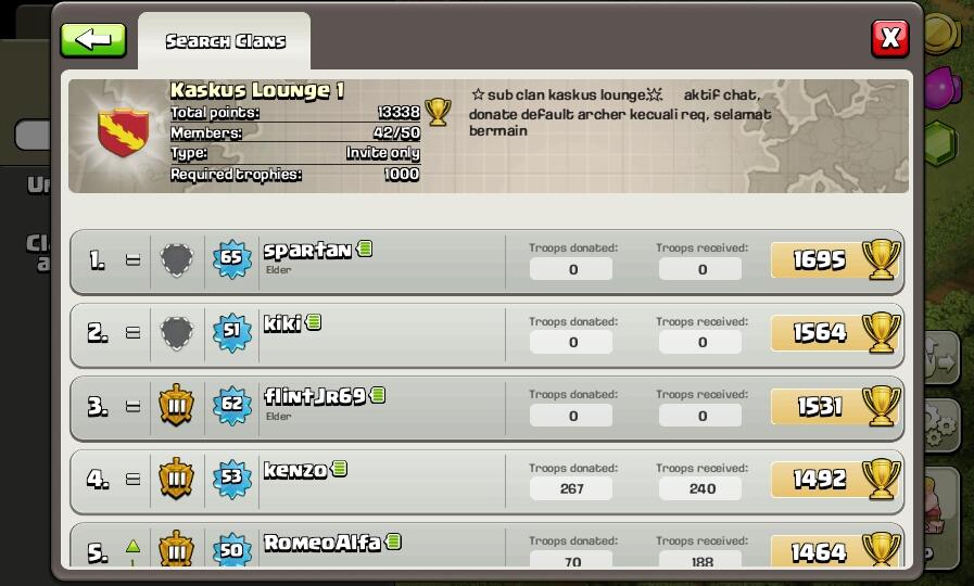 KASKUS LOUNGE GAME 1 - 7 / KASKUS LOUNGE JUNIOR #CLASH OF CLANS