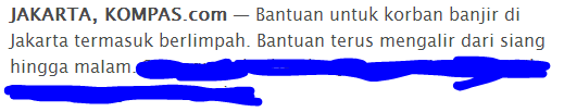 Bagaimana Perasaan atau PendapaGan Kalau Baca Koran Yang Isinya Seperti Ini