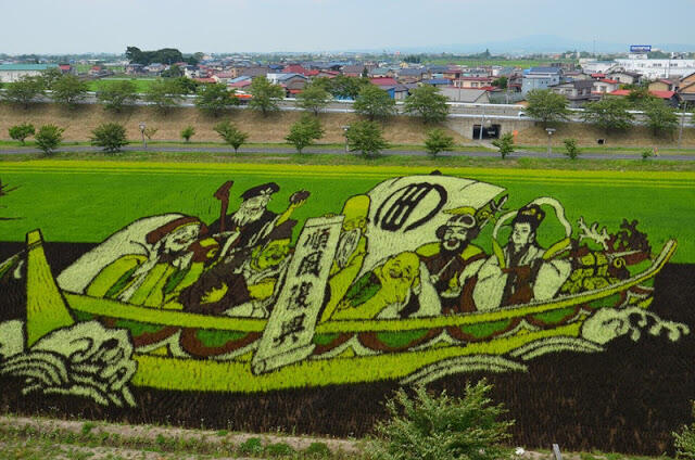 &#91;wOOW,KERREEENN GAN&#93; tTANBO ART ## seni melukis diatas sawah ##